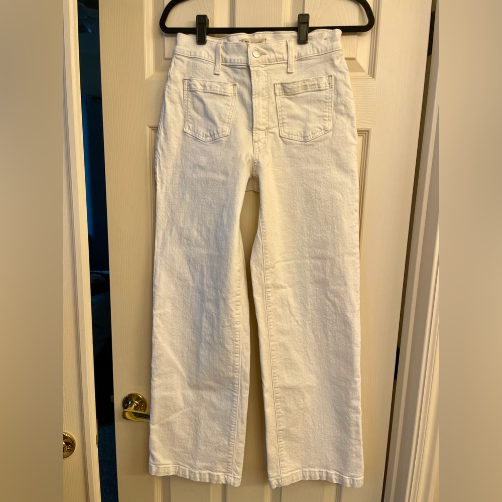 Madewell Perfect Vintage Wide-Leg Jean in Tile White 27